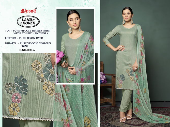 Land Rover 2805 By Bipson Viscose Printed Dress Material Wholesale Shop In Surat